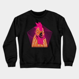 Screaming Rooster Crewneck Sweatshirt